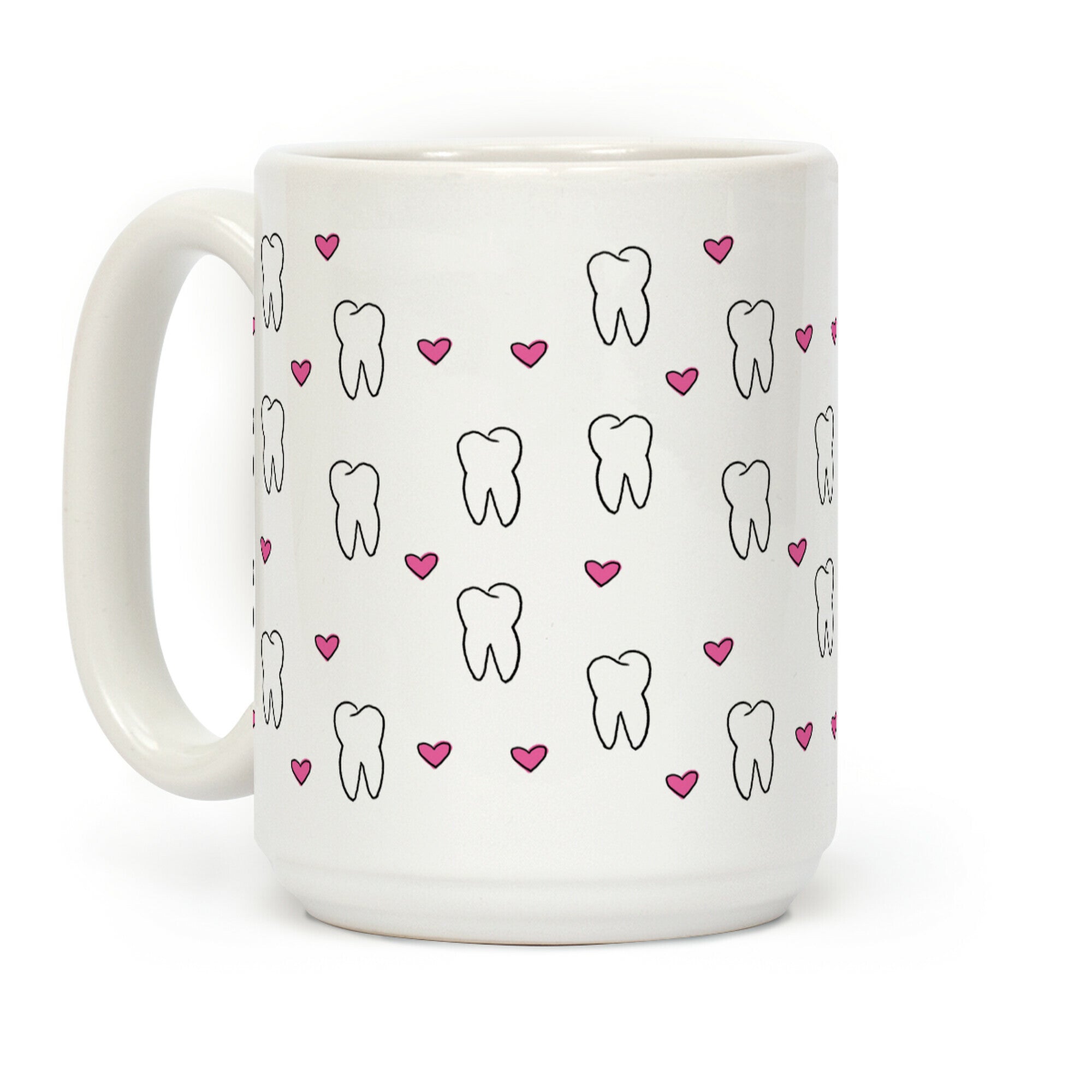 Tooth Pattern Coffee Mug